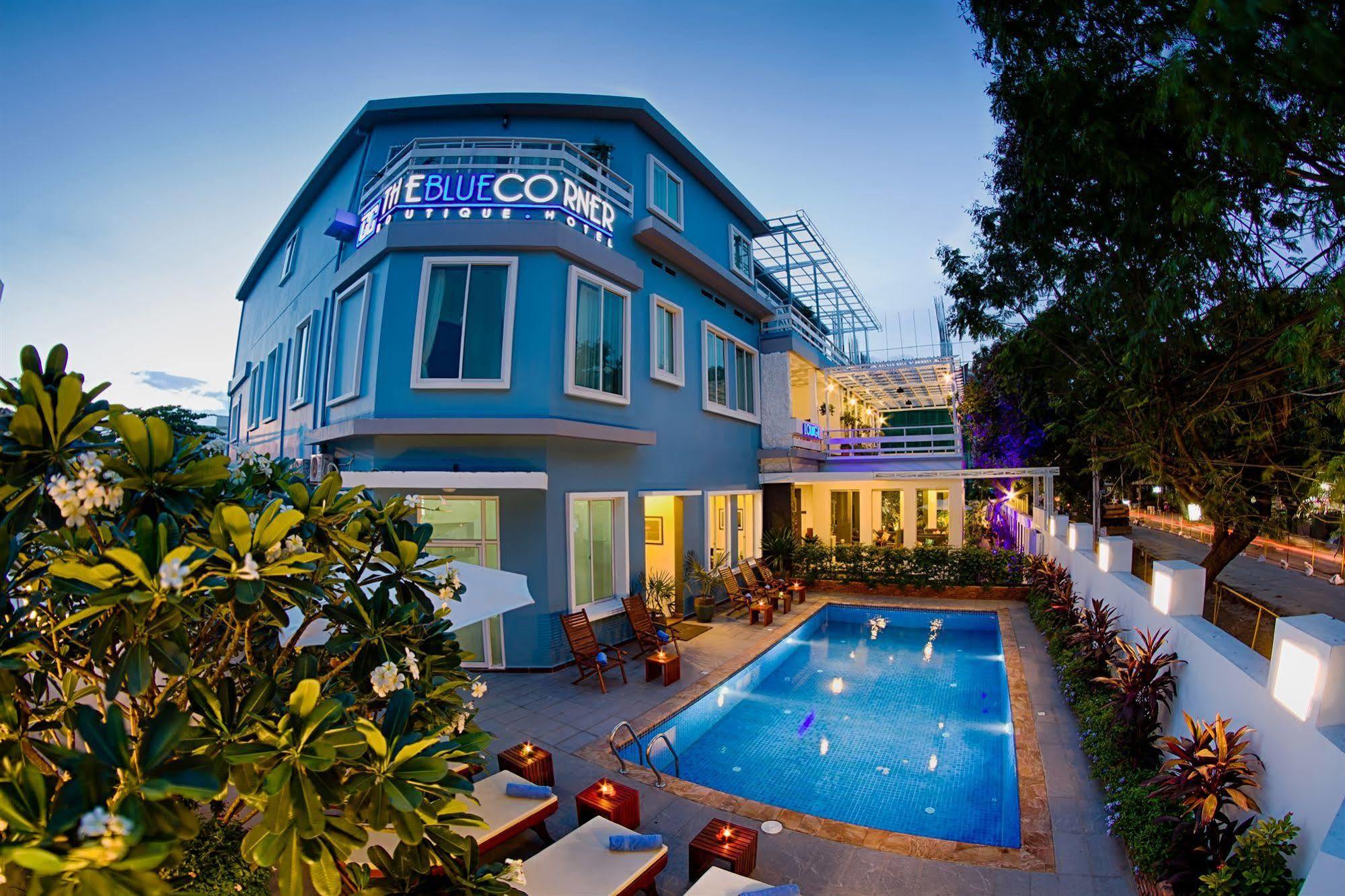 The Blue Corner Boutique Hotel Phnom Penh Eksteriør bilde
